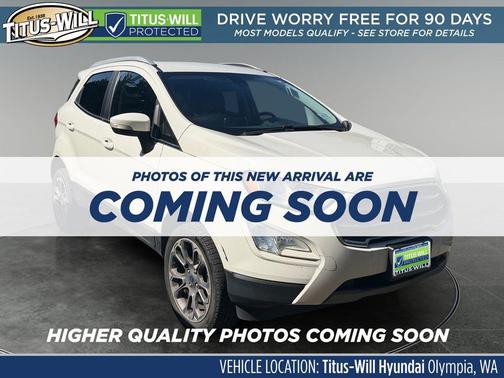 Diamond White 2020 Ford EcoSport Titanium