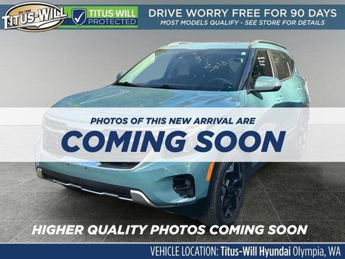 Blue 2024 Kia Seltos EX