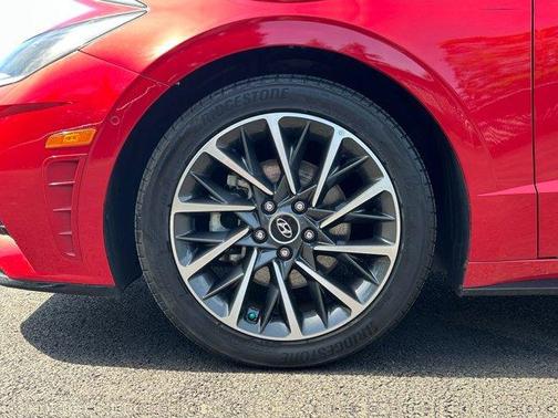 Calypso Red 2020 Hyundai SONATA Limited