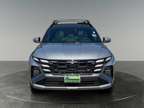 Shimmering Silver 2025 Hyundai TUCSON Hybrid Limited