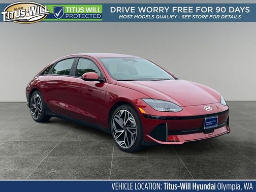 Red 2023 Hyundai IONIQ 6 SEL