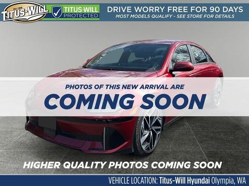 Red 2023 Hyundai IONIQ 6 SEL