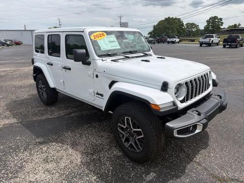 Bright White 2026 Jeep Wrangler Sahara