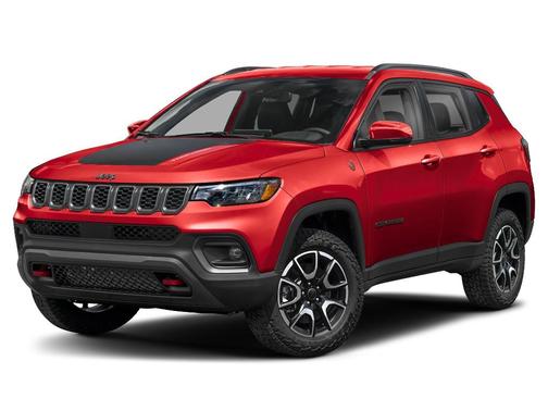 Red 2026 Jeep Compass Trailhawk
