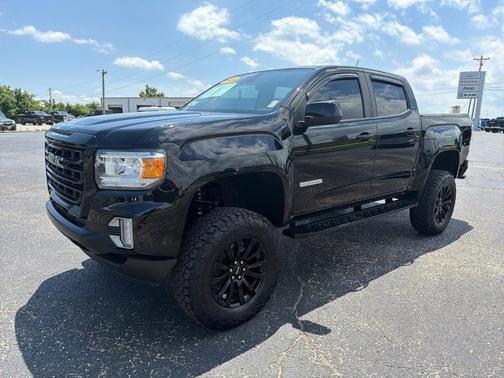 Black 2022 GMC Canyon Elevation