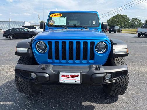 Hydro Blue Pearl 2023 Jeep Wrangler Sport