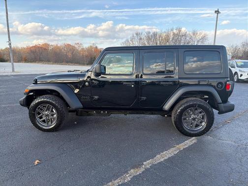 Black 2026 Jeep Wrangler Sport