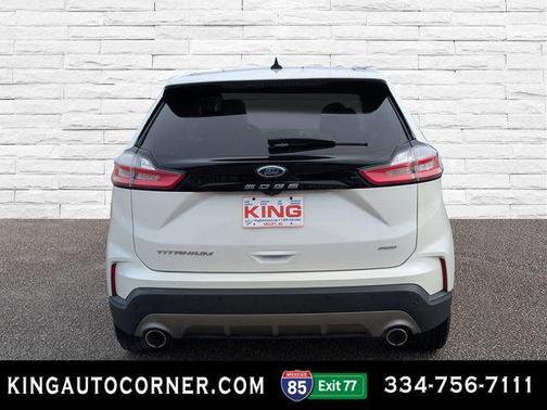Star White Metallic Tri-Coat 2022 Ford Edge Titanium