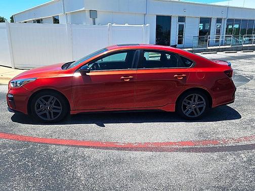 Fire Orange 2021 Kia Forte GT-Line
