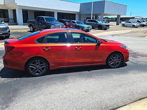 Fire Orange 2021 Kia Forte GT-Line