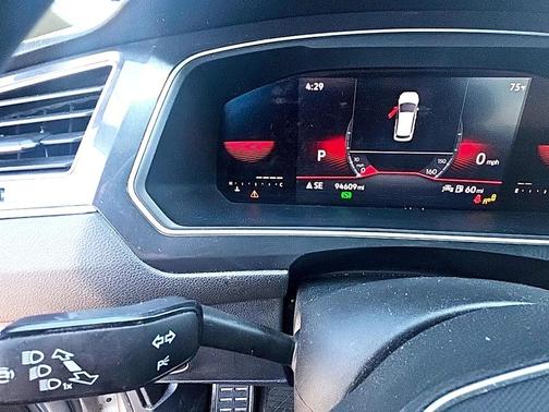silver 2022 Volkswagen Tiguan 2.0T SE R-Line Black