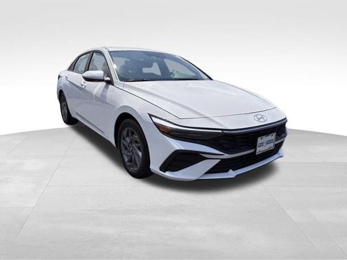 White 2025 Hyundai ELANTRA HEV Blue