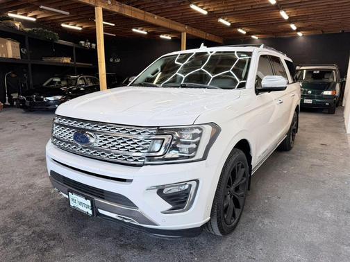 White Platinum Metallic Tri-Coat 2018 Ford Expedition Max Platinum