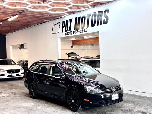 Black Uni 2012 Volkswagen Jetta SportWagen TDI