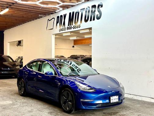 Deep Blue Metallic 2020 Tesla Model 3 Long Range