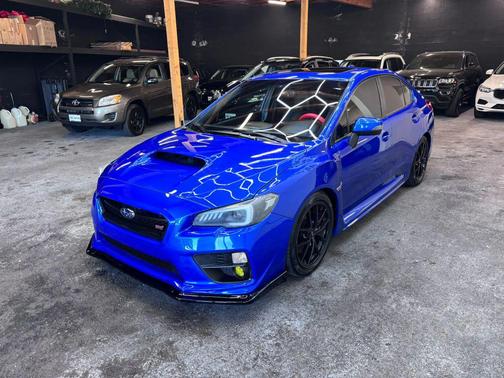 Blue 2016 Subaru WRX STI Limited