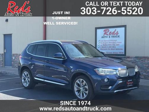 Deep Sea Blue Metallic 2017 BMW X3 xDrive35i