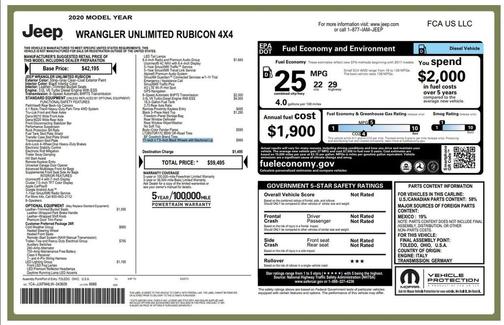 2020 Jeep Wrangler Unlimited Rubicon