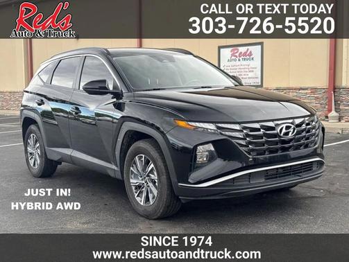 Phantom Black 2023 Hyundai TUCSON Hybrid Blue