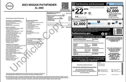 2023 Nissan Pathfinder SL 4WD