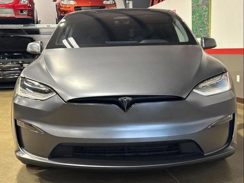Solid Black 2022 Tesla Model X Plaid Tri Motor All-Wheel Drive