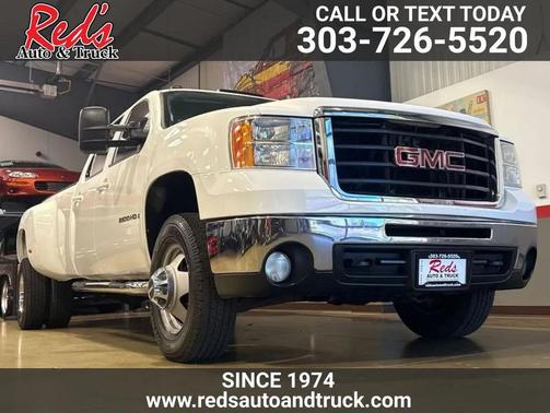 Summit White 2008 GMC Sierra 3500 SLT Crew Cab