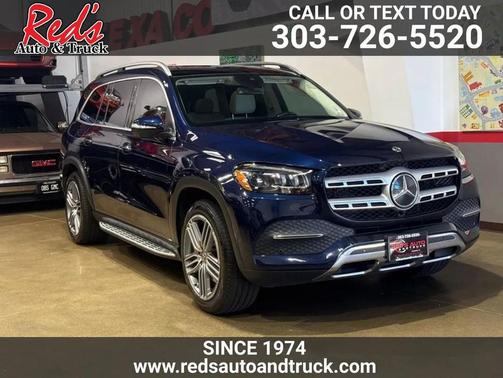 Blue 2021 Mercedes-Benz GLS 450 4MATIC