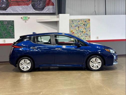 Blue 2025 Nissan Leaf S