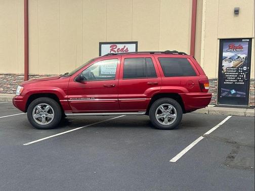 Inferno Red Tinted Pearlcoat 2004 Jeep Grand Cherokee Overland