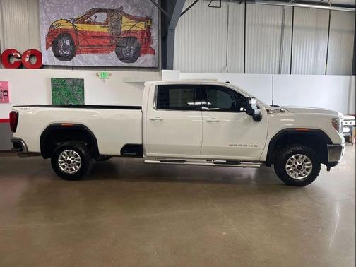 Summit White 2021 GMC Sierra 2500 SLE
