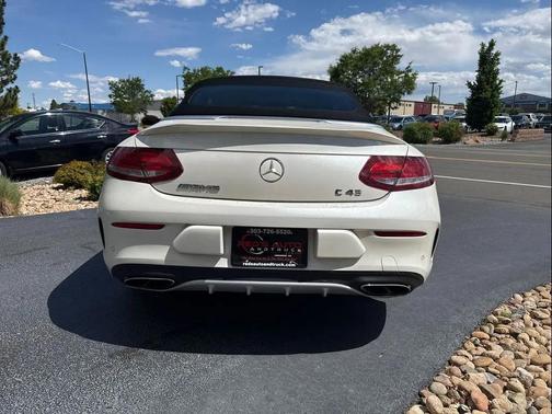 White 2018 Mercedes-Benz AMG C 43 4MATIC