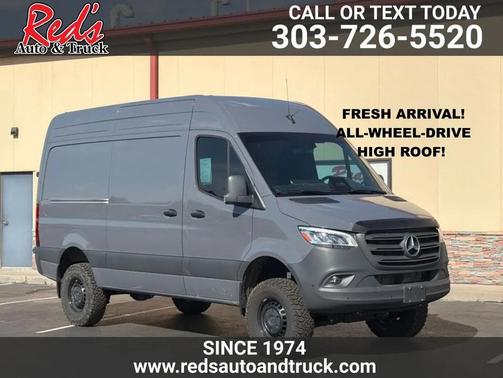 Gray 2025 Mercedes-Benz Sprinter 2500 Standard Roof