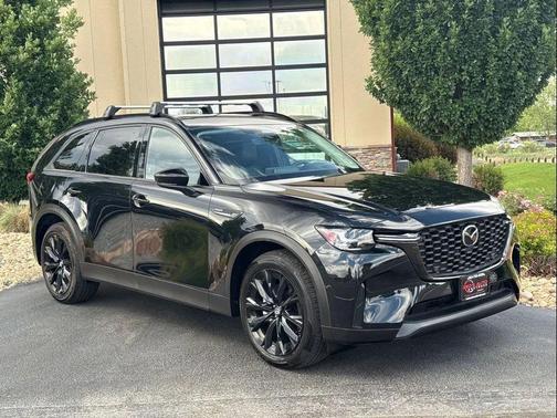 Jet Black Mica 2025 Mazda CX-90 PHEV Premium Sport