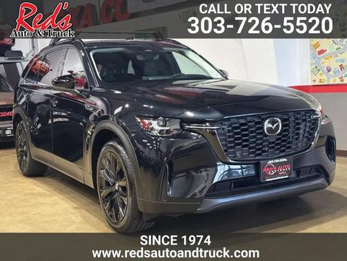 Jet Black Mica 2025 Mazda CX-90 PHEV Premium Sport