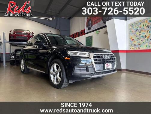 Black 2020 Audi Q5 45 Premium Plus