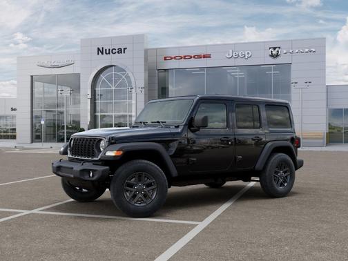 Black 2027 Jeep Wrangler Sport
