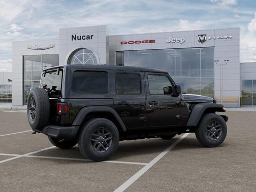 Black 2027 Jeep Wrangler Sport