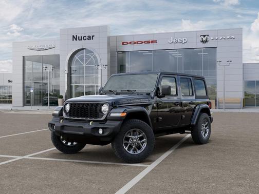Black 2026 Jeep Wrangler Sport
