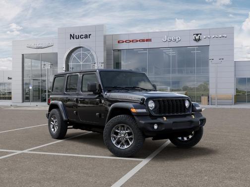 Black 2026 Jeep Wrangler Sport
