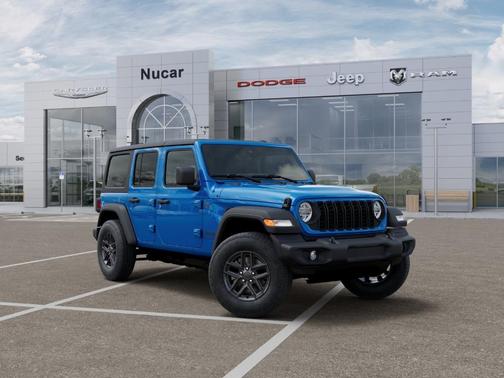 Blue 2026 Jeep Wrangler Sport