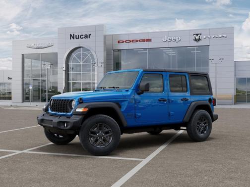 Blue 2026 Jeep Wrangler Sport
