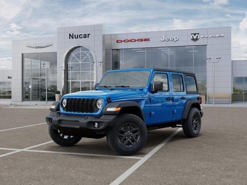 Blue 2026 Jeep Wrangler Sport