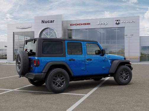 Blue 2026 Jeep Wrangler Sport