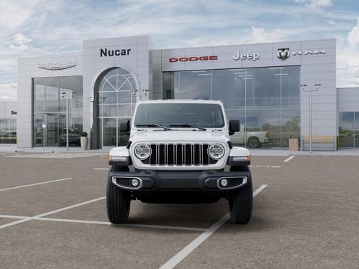 White 2027 Jeep Wrangler Sahara