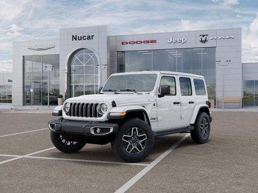 White 2027 Jeep Wrangler Sahara
