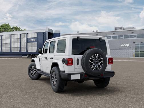 White 2027 Jeep Wrangler Sahara