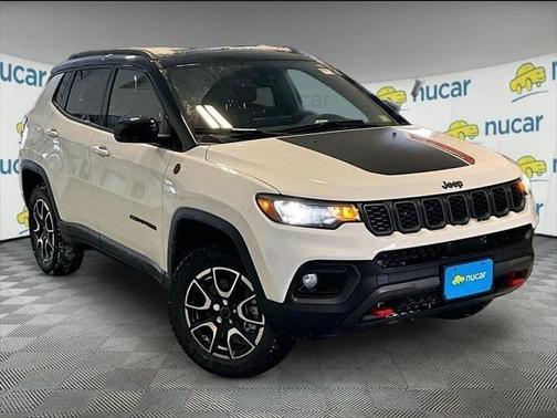 White 2026 Jeep Compass Trailhawk
