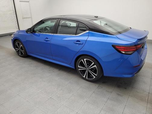 Electric Blue/Super Black 2021 Nissan Sentra SR