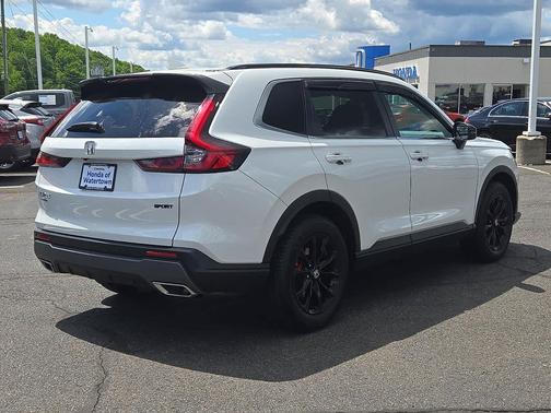 Platinum White Pearl 2023 Honda CR-V Hybrid Sport AWD