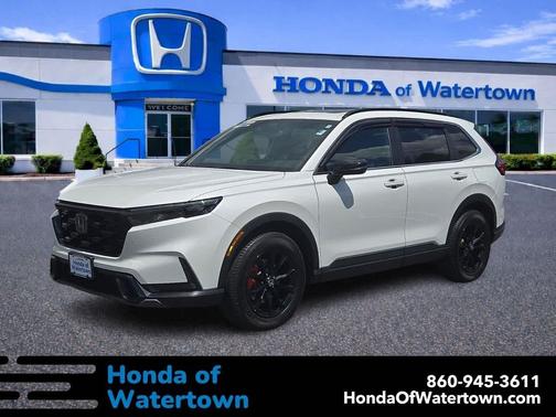 Platinum White Pearl 2023 Honda CR-V Hybrid Sport AWD